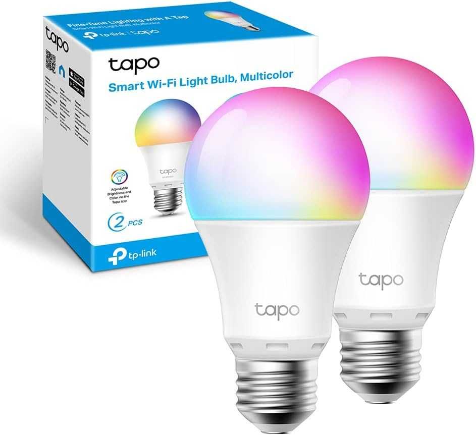 Set 2 becuri LED RGB inteligente TP-Link Tapo L530E lumina colorata