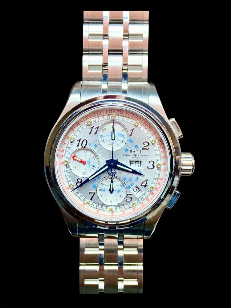 Часовник BALL Trainmaster Pulse Meter Automatic-CM1010D-SJ-WH