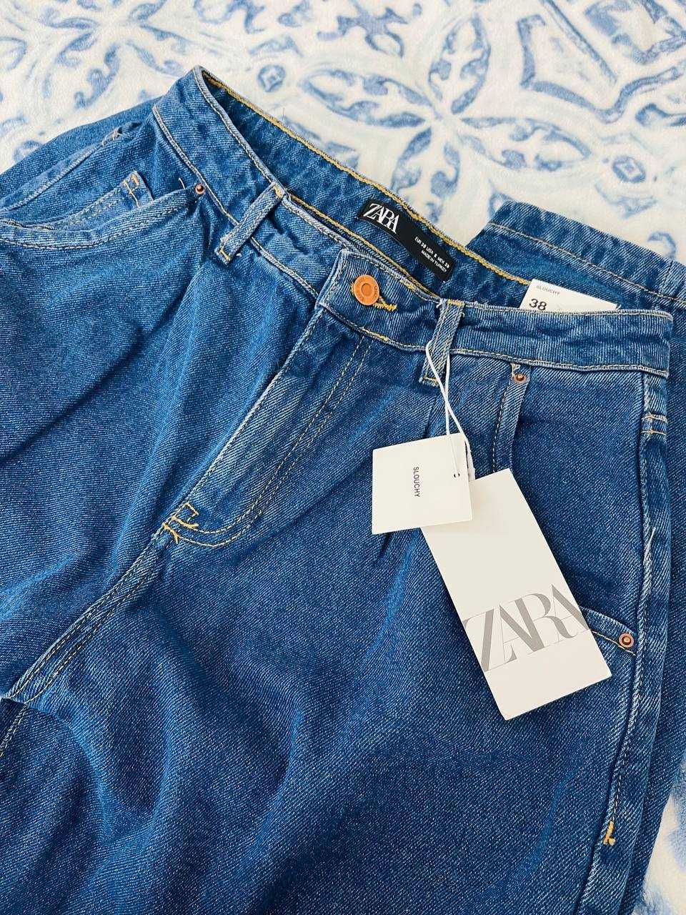 Женские джинсовые брюки от бренда Зара
