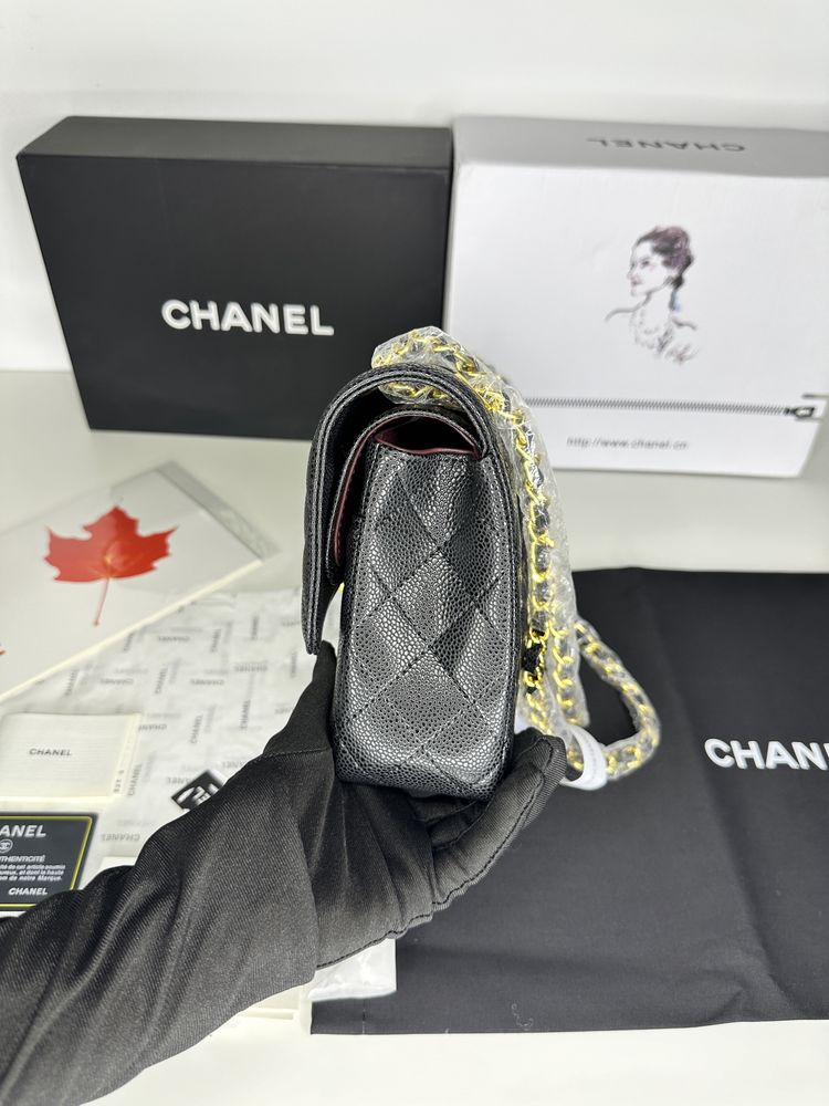 Geanta lux CHANEL piele naturala 100% cutie si saculet cadou