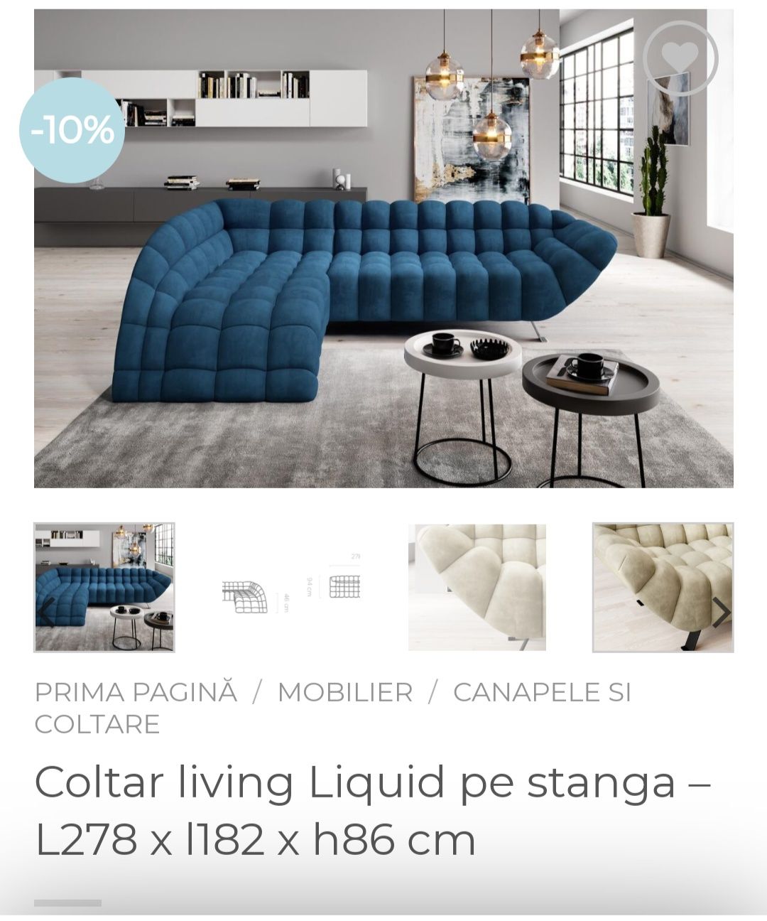 Coltar Living/sufragerie