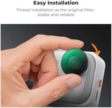 Нов Дифузен филтър 1/4 Black Mist камера Insta360 GO Ultra, AGC стъкло