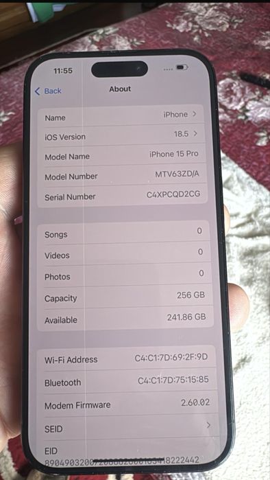 Display iPhone 15 pro original