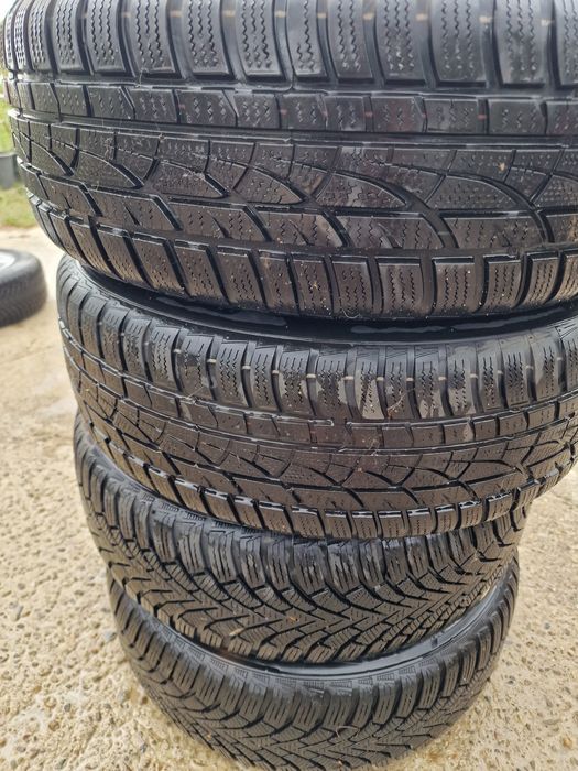 Jante aluminiu 4×100 cu cauciucuri M +S,205/60/16,an 2023
