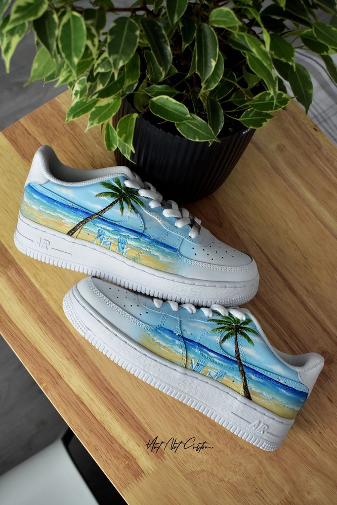 Personalizare adidași, Air force 1, Peisaj, Summer