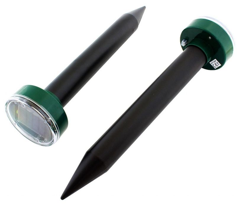 Соларен уред против къртици сляпо куче гризачи, мишки и плъхове, горск