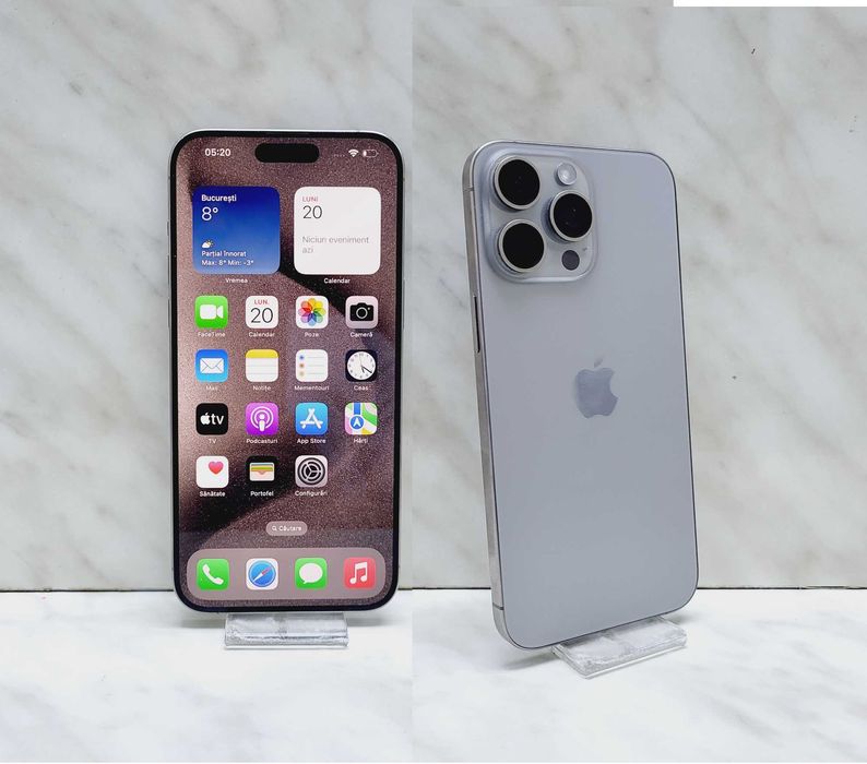 iPhone 15 Pro Max 256GB, 100% Baterie Zeus Amanet Militari 32370