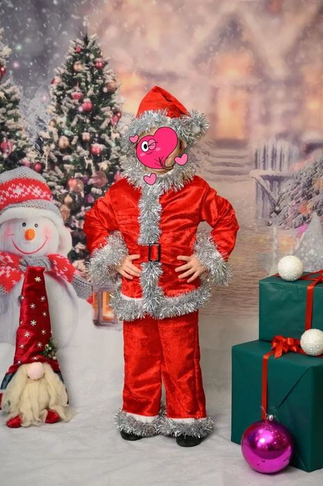 Новогодний костюм Санта Клауса  возраст от 3'5-5 лет