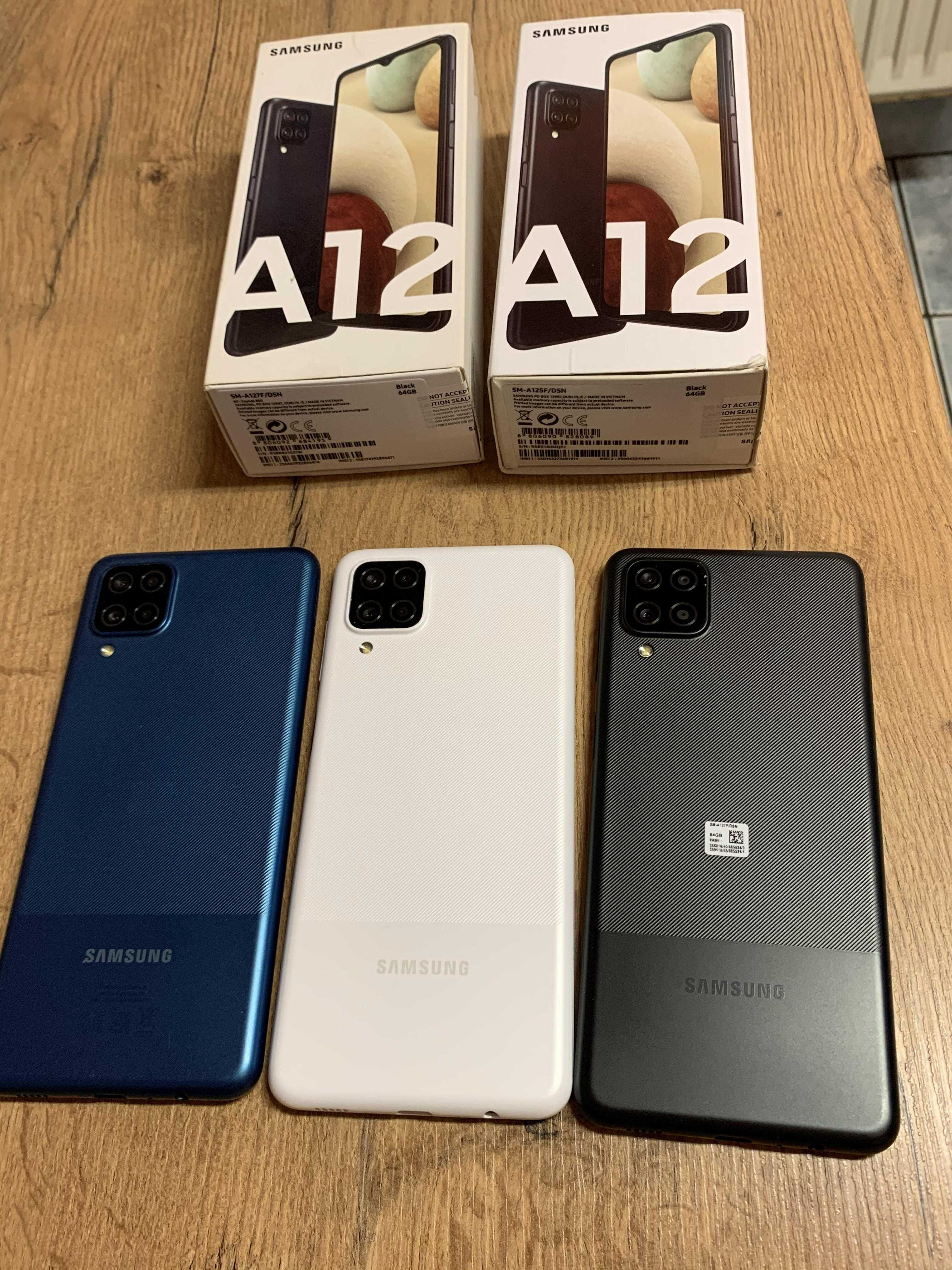 Samsung  A12 Blue si Silver  si A12 Silver,Blue, Black cutie - husa