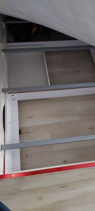 Pat copii masinuta, cu saltea inclusa