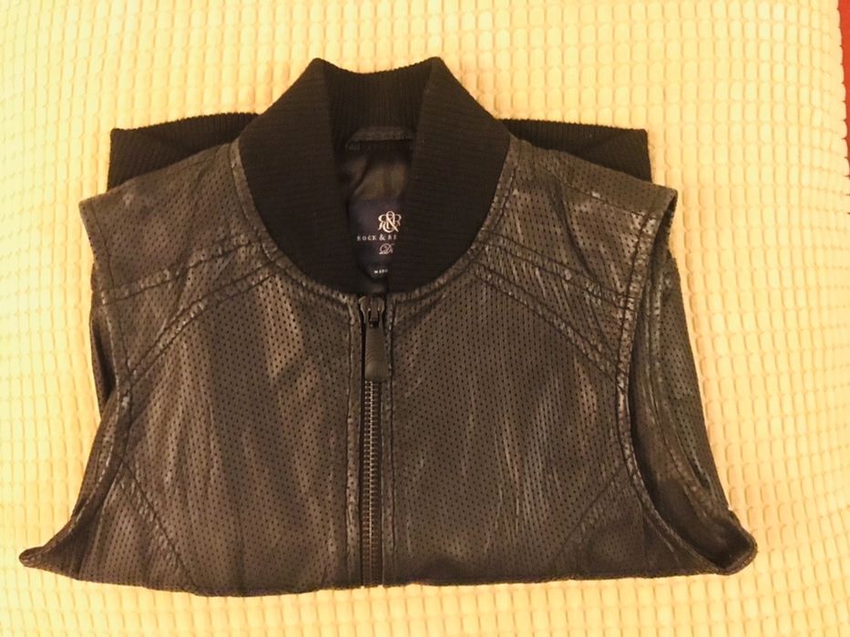 Oferta!!! Vesta piele naturala fete 12-14 ani