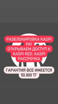 Разблокировка Kaspi Pay