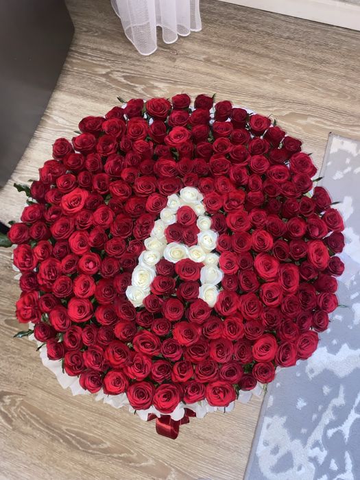 Цветы новые 200 штук роза