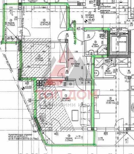 Продава се Тристаен апартамент в Варна, Виница - 95 кв.м за 1502 €/кв.м - Снимка #1