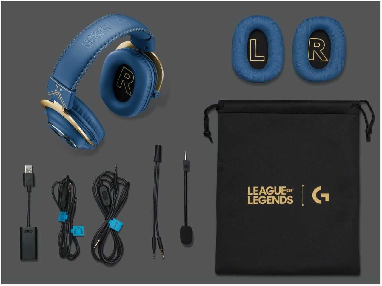 Компьютерная гарнитура Logitech G PRO X, League of Legends Edition