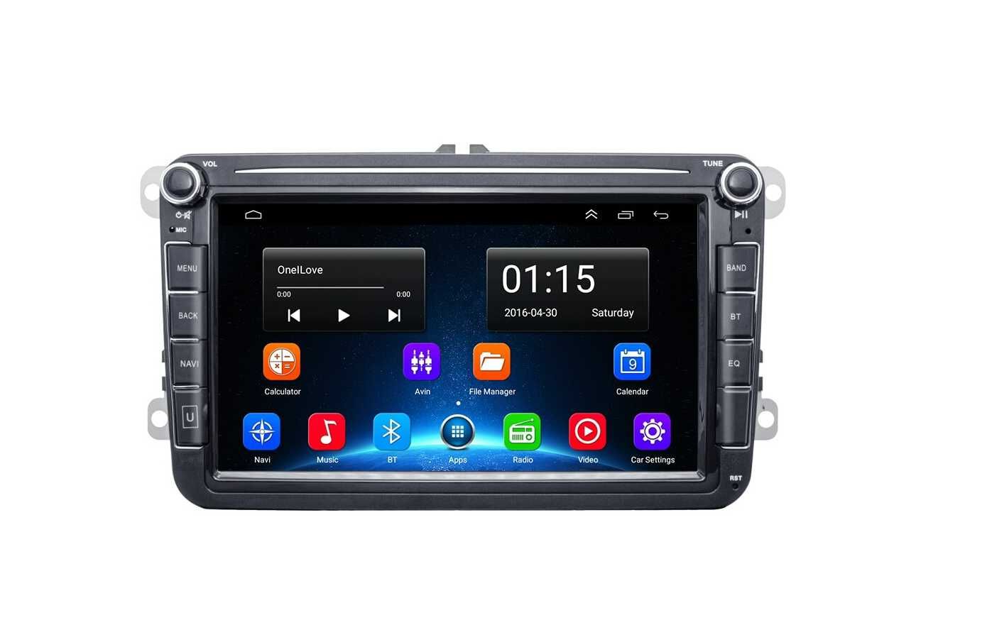 Navigatie Android 13 - VW Golf Passat Seat Skoda - QLed DSP CarPlay