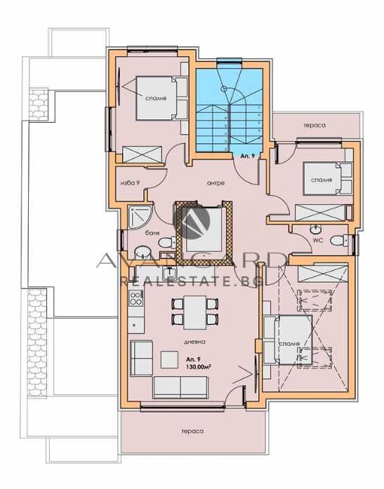 Продава се Четиристаен апартамент в Пловдив, Център - 150 кв.м за 1370 €/кв.м - Снимка #2