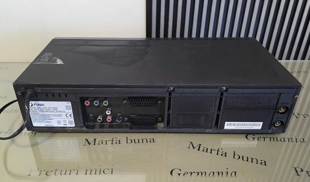 Player video VHS Funai D8A-A4110 cu dvd recorder