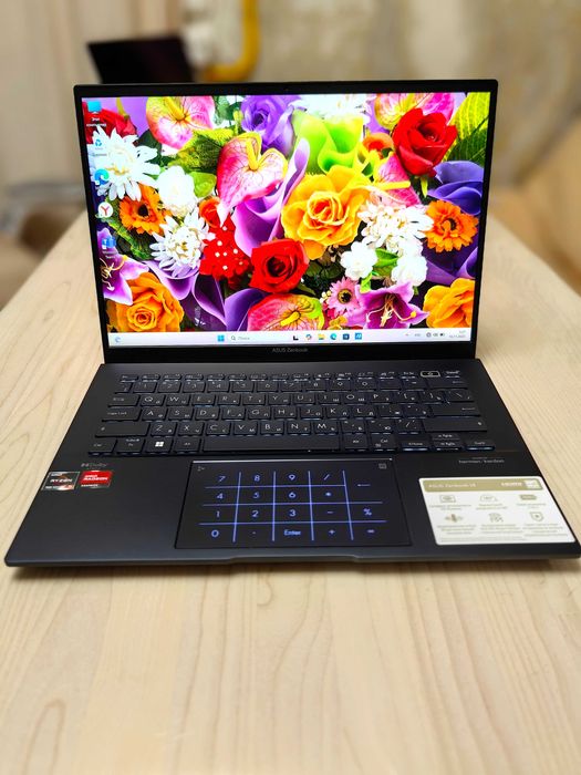 Asus Zenbook 14 Ryzen 5-7gen, 16Gb, 1TB, 2560x1600, 100%SRGB Сенсорный