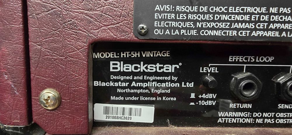 Amplificator chitara  Blackstar HT 5H si boxe