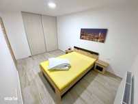 2 dormitoare + living, bloc nou, mobilat modern, parcare, in Buna Ziua
