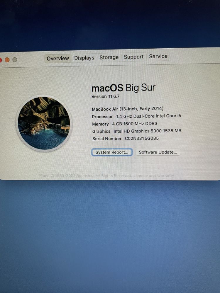 MacBook Air early 2014