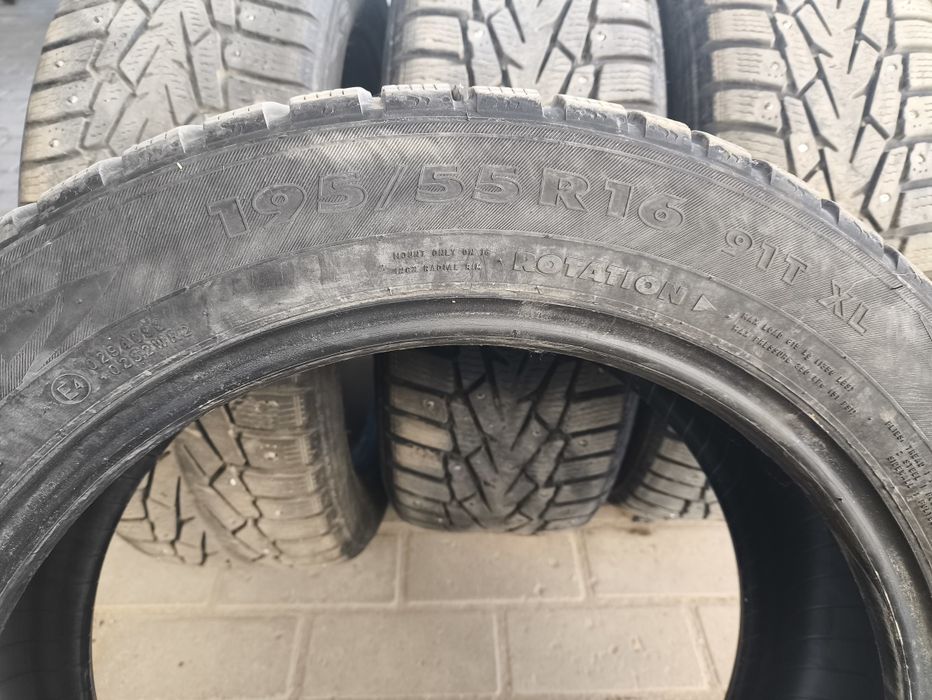 Продам шины (зимние) б/у195/55R16