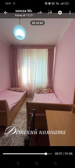 Пртдаётся 4 х ком. квартира на Юнусабад 11 кв