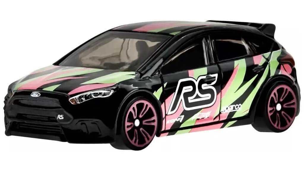 Masinuta metalica Hot Wheels, Neon Speeders Ford Focus RS