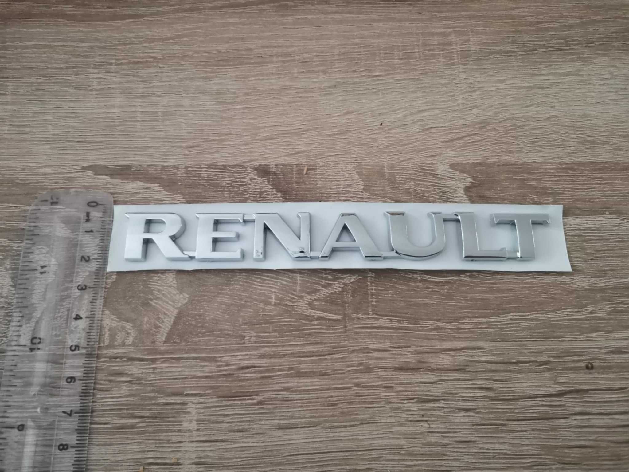 Емблема надпис Renault нов стил