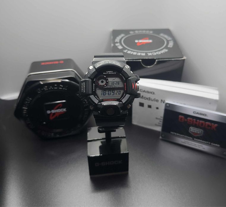 Часовник Casio G-Shock RangeMan GW-9400-1A Tough solar, Radio control