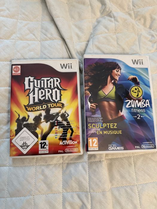 Wii jocuri lot guitar hero fitness zumba