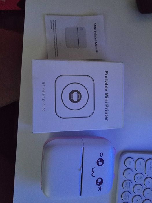 mini imprimanta termica de etichete autocolante