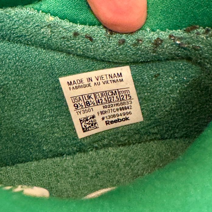 Reebok Club C Mid II Vintage - 42,5 - Chalk / Off-white | Green