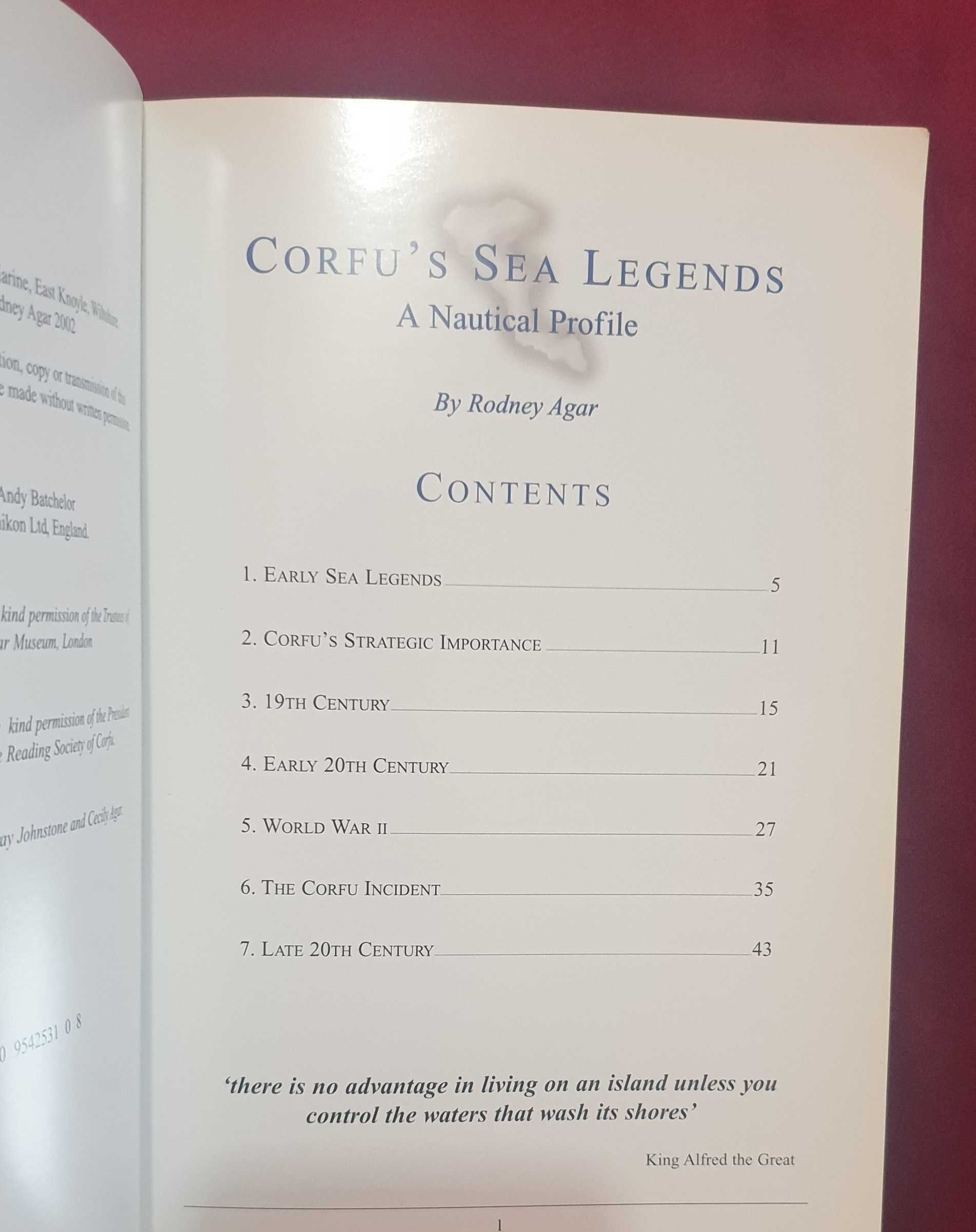 Кратка история на Корфу / Corfu's Sea Legends. A Nautical Profile