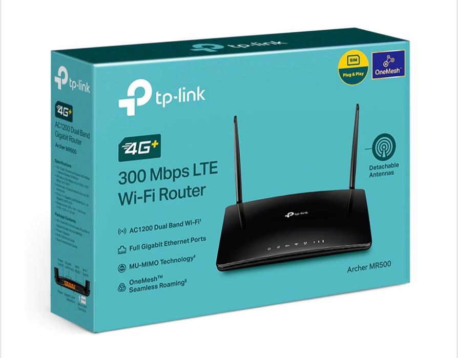 Router Wireless TP-Link Archer MR500, AC1200, Dual Band, MU-MIMO, LTE