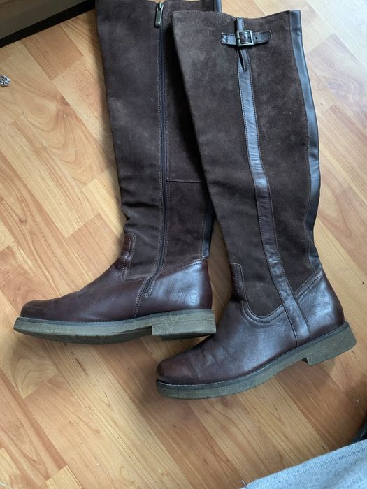 Cizme piele naturala 39 peste genunchi