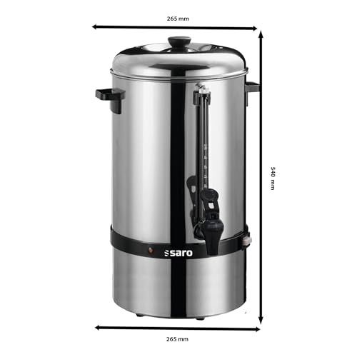 Кафе машина Saro Saromica 6010, до 70 чаши, 10 литра, сребриста