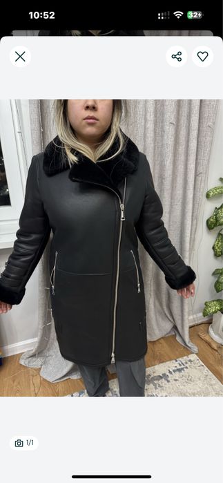 Продам новую натуральную дубленку овчина 42-46 размер