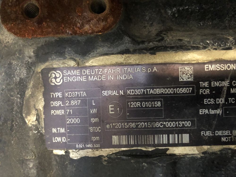 Motor nou Same,Deutz Lamborghini KD371TA