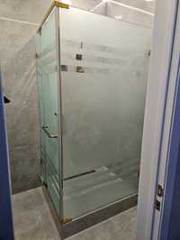 Душевая кабина стеклянные перегородки ванная шторка