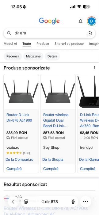Router d link dir 878
