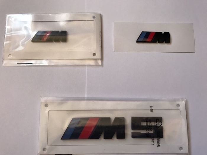 Set Embleme BMW M5 negru