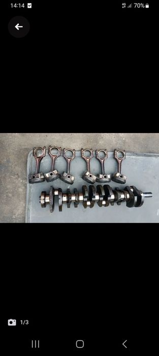 Каленвал м54б30 от