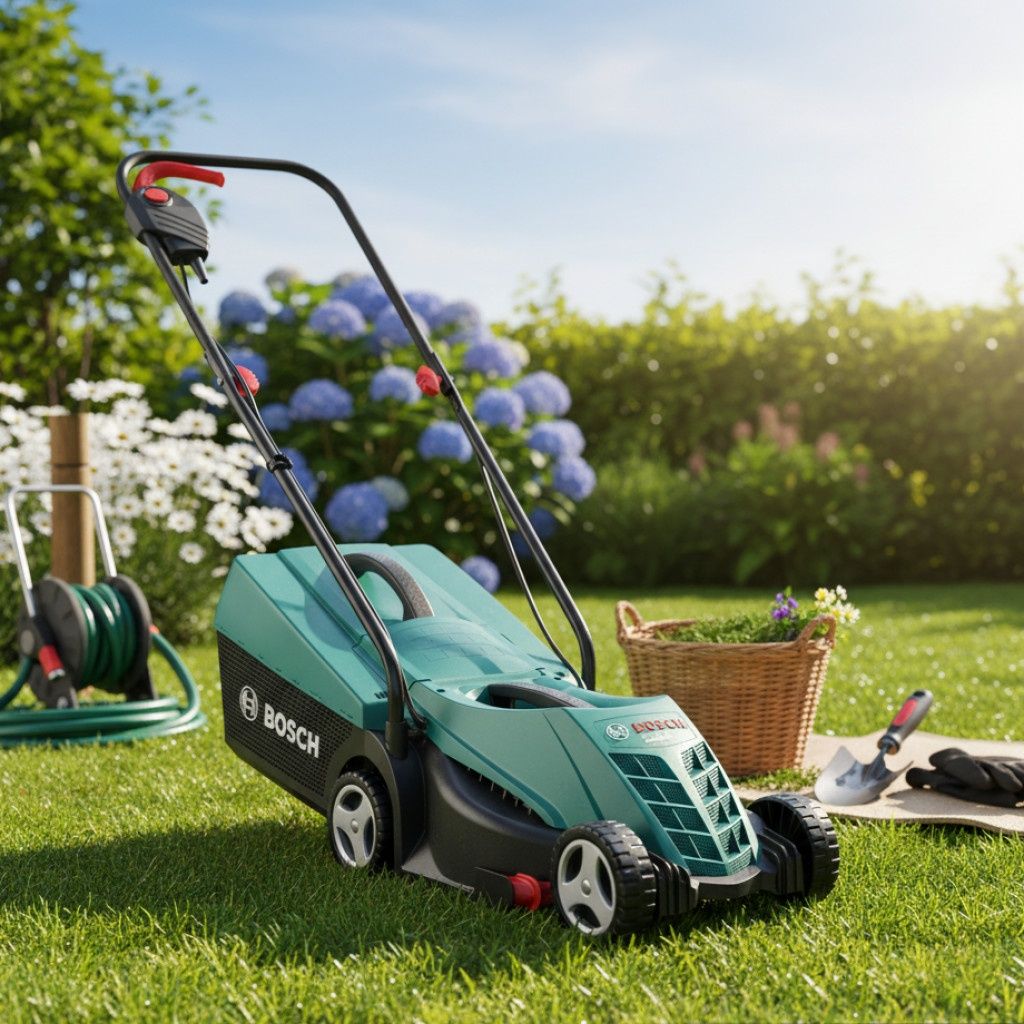 Електрическа косачка Bosch Rotak 32 - 1200W с GrassCombs