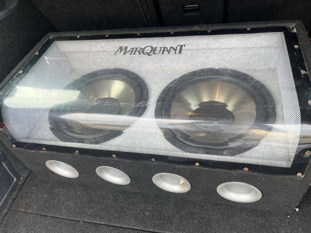 subwoofer auto marquant 1000w 700 rms + statie 500w