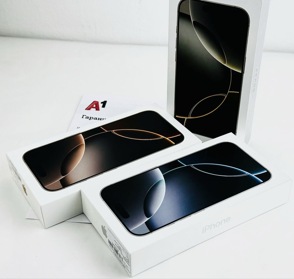 НОВ! iPhone 16 Pro 256GB Black / Desert / White 2г. Гаранция!
