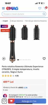 Perie rotativa rowenta ultimate experience