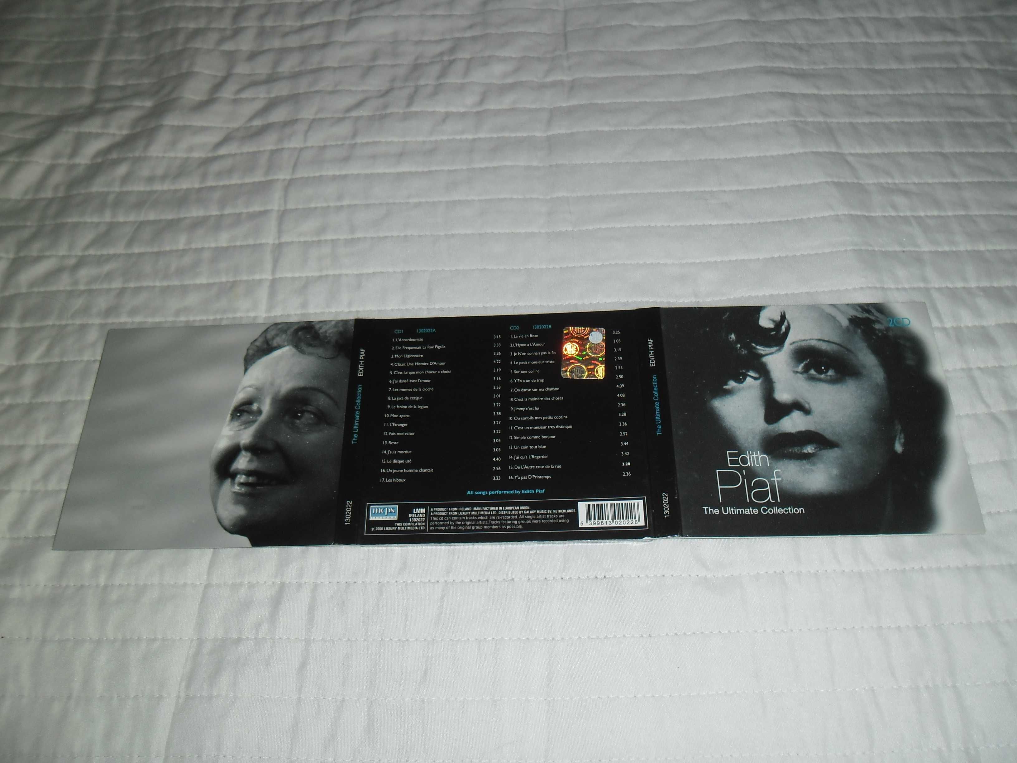 CD audio Edith Piaf Original 2 CD