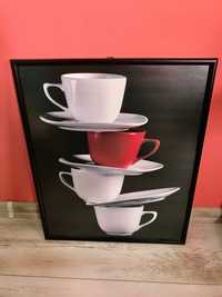 Рамкирана фотография с чаши за чай/кафе